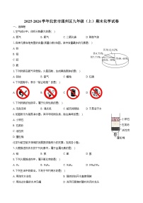 2025-2026学年北京市通州区九年级（上）期末化学试卷（含答案）