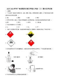 2025-2026学年广东省揭阳市部分学校九年级（上）期末化学试卷（含答案）
