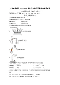2025-2026学年四川省成都市九年级上学期期中考试化学试卷（学生版）