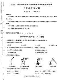 陕西省渭南市高新区2025-2026学年九年级上学期期末考试化学试题