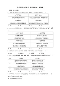 备2026年中考化学一轮复习 化学物质与人体健康练习题（含解析）