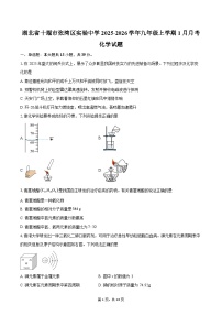 湖北省十堰市张湾区实验中学2025-2026学年九年级上学期1月月考化学试题-自定义类型