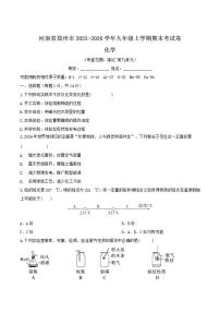 2025-2026学年河南省郑州市九年级上学期期末模拟考试化学试卷(有（有答案)