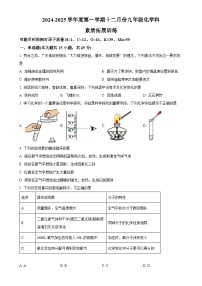 广东省惠州市综合高级中学九年级上上学期12月月考化学试卷-A4