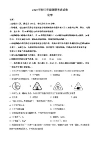 2025年广东省东莞市光明中学中考一模化学试题-A4
