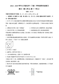 广东省深圳市龙岗区宏扬学校九年级下学期3月月考化学试题-A4