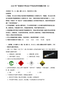 2025年广东省初中学业水平考试化学冲刺练习卷（4）-A4