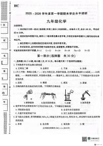 2025-2026年度九年级第一学期期末化学试卷（含解析）