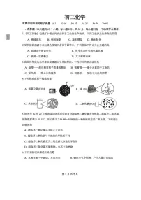 重庆市巴蜀中学校2025-2026学年九年级上学期期末考试化学试题