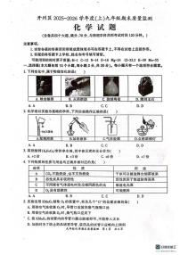 重庆市开州区2025-2026学年九年级上学期1月期末考试化学试题