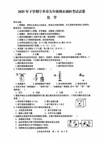 湖南省长沙市宁乡市2025-2026学年九年级上学期1月期末联考化学试题