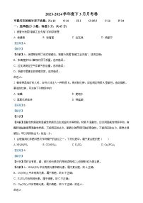 广东省江门市培英初级中学九年级下学期3月月考化学试题（解析版）-A4
