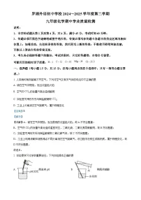 广东省深圳市罗湖外语学校初中学校九年级下学期期中化学试题（解析版）-A4