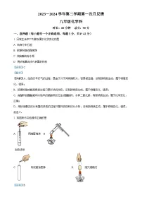 广东省广州市实验外语学校九年级下学期化学第一次月考卷（解析版）-A4