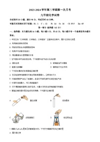 广东省广州市增城区东江外语实验学校九年级下学期第一次月考化学试题（原卷版）-A4