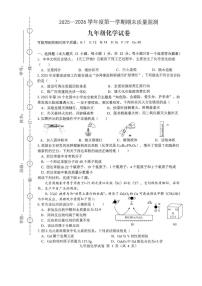 2025-2026学年安徽省六安市舒城县九年级上学期1月期末化学_(含答案_)试题