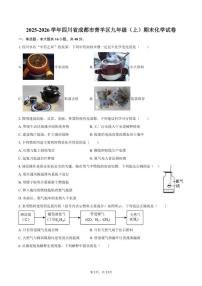 2025-2026学年四川省成都市青羊区九年级（上）期末化学_(含答案_)试卷