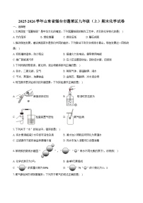 山东省烟台市蓬莱区2025-2026学年九年级（上）期末化学试卷（含答案）