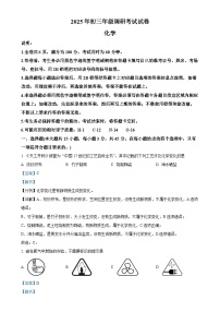 2025年广东省东莞市光明中学中考一模化学试题（解析版）-A4