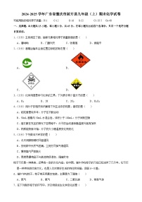 广东省肇庆市封开县九年级上学期期末考试化学试卷-A4