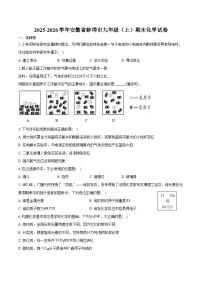 2025-2026学年安徽省蚌埠市九年级（上）期末化学试卷（含答案）