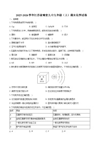 2025-2026学年江苏省南京九中九年级（上）期末化学试卷（含答案）