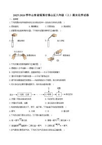 2025-2026学年山东省淄博市博山区八年级（上）期末化学试卷（含答案）