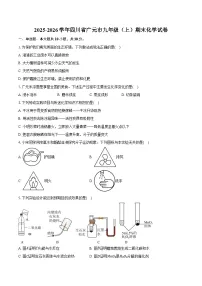 2025-2026学年四川省广元市九年级（上）期末化学试卷（含答案）