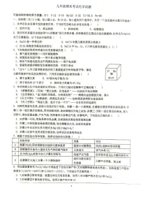江苏徐州市沛县汉源联盟学区2025-2026学年九年级上学期1月期末考试化学试题