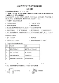 湖北省荆州市石首市2025-2026学年九年级上学期1月期末化学试题（试卷+解析）