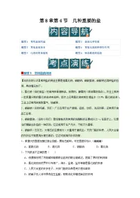 初中化学几种重要的盐优质学案