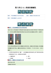 科粤版（2024）九年级下册（2024）溶液的酸碱性优秀学案设计