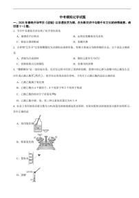 湖南省娄底市娄星区2026年中考模拟化学试题及答案