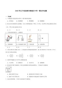2026年辽宁省抚顺市顺城区九年级上学期中考一模化学（含答案）试卷