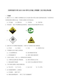 2025-2026学年天津市南开中学九年级上学期第二次月考化学_(含答案_)试卷