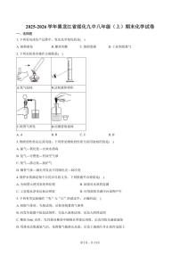 2025-2026学年黑龙江省绥化九中八年级（上）期末化学试卷（含答案）