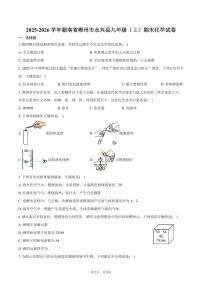 2025-2026学年湖南省郴州市永兴县九年级（上）期末化学试卷（含答案）