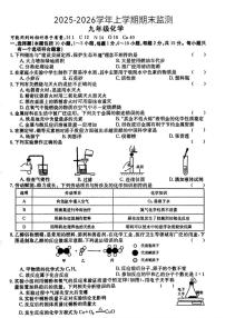 2025-2026学年甘肃省定西市临洮县九年级上学期期末监测化学_(含答案_)试卷