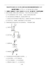 2025-2026学年贵州省毕节市七星关区上学期九年级化学期末质量检测模拟预测试卷（含答案）