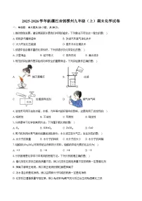 2025-2026学年新疆巴音郭楞州九年级（上）期末化学试卷（含答案）