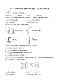 2025-2026学年江西省萍乡市九年级（上）期末化学试卷（含答案）