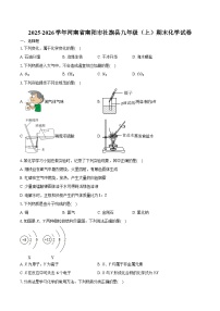 2025-2026学年河南省南阳市社旗县九年级（上）期末化学试卷（含答案）
