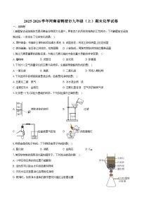 2025-2026学年河南省鹤壁市九年级（上）期末化学试卷（含答案）