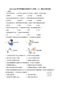 2025-2026学年河南省安阳四中九年级（上）期末化学试卷（含答案）