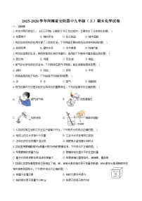 2025-2026学年河南省安阳四中九年级（上）期末化学试卷（含答案）