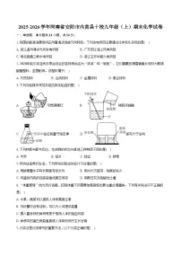 2025-2026学年河南省安阳市内黄县十校九年级（上）期末化学试卷（含答案）