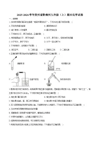 2025-2026学年贵州省黔南州九年级（上）期末化学试卷（含答案）
