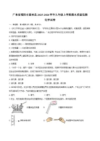 广东省揭阳市惠来县2025-2026学年九年级上学期期末质量监测化学试卷（含答案）