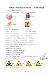 2025-2026学年广东省广州市九年级（上）期末化学试卷（含答案）
