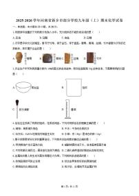 2025-2026学年河南省新乡市部分学校九年级（上）期末化学试卷（含答案）